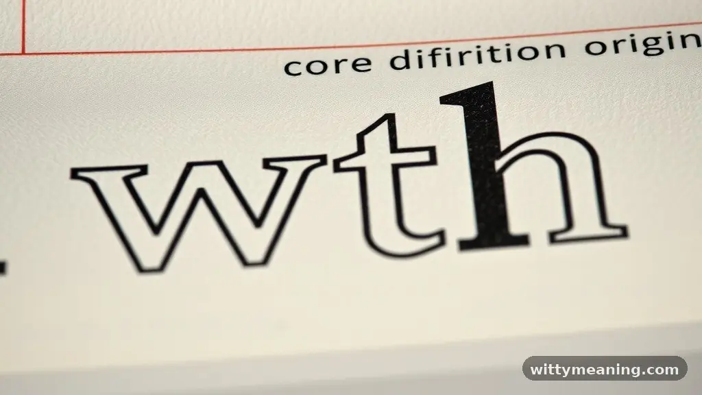 The Core Definition and Origins of WTH - wth meaning in text