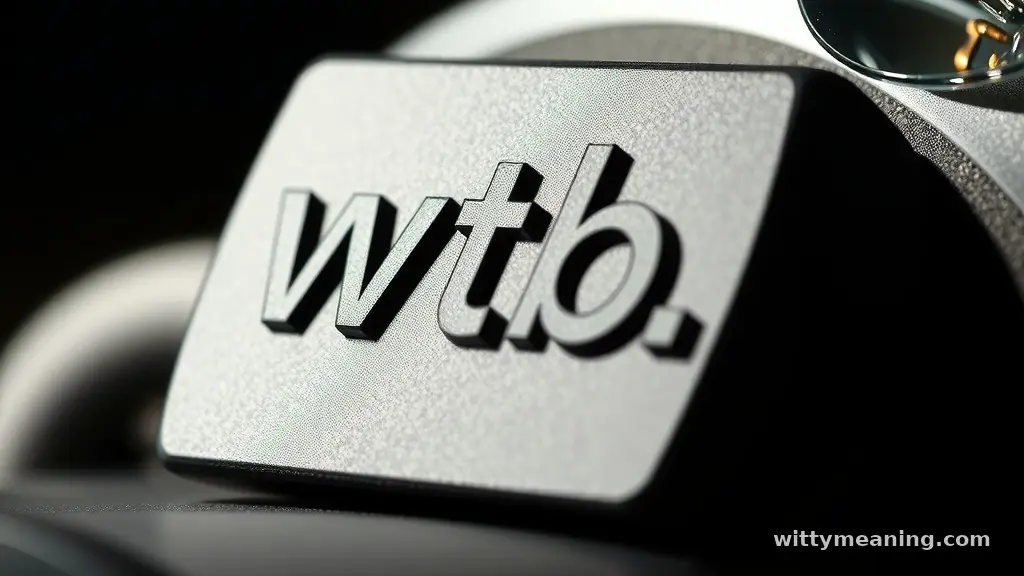 The Core Definition of WTB - wtb meaning