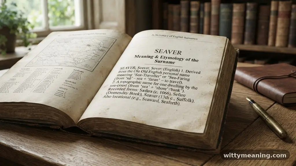 The Etymological Roots of the Seaver Surname - seaver meaning