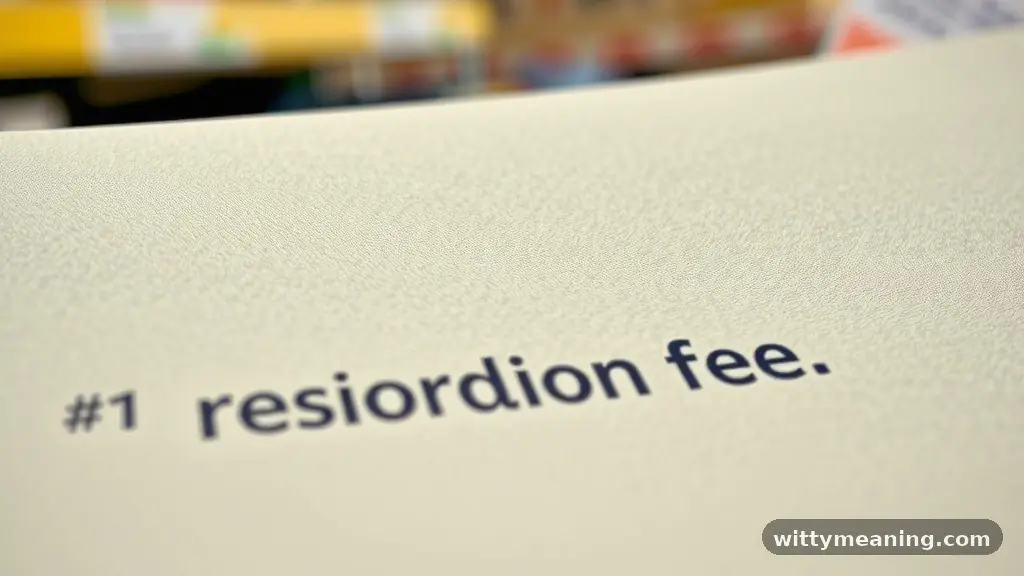 The Financial Impact of Restocking Fees - rma meaning