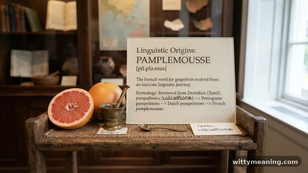 The Linguistic Origins of Pamplemousse - pamplemousse meaning