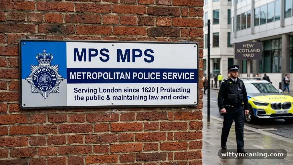 The Metropolitan Police Service - mps meaning