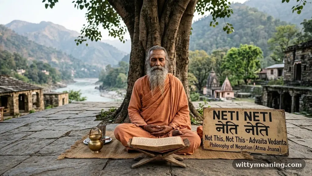 The Philosophy of Neti Neti in Advaita Vedanta - neti meaning
