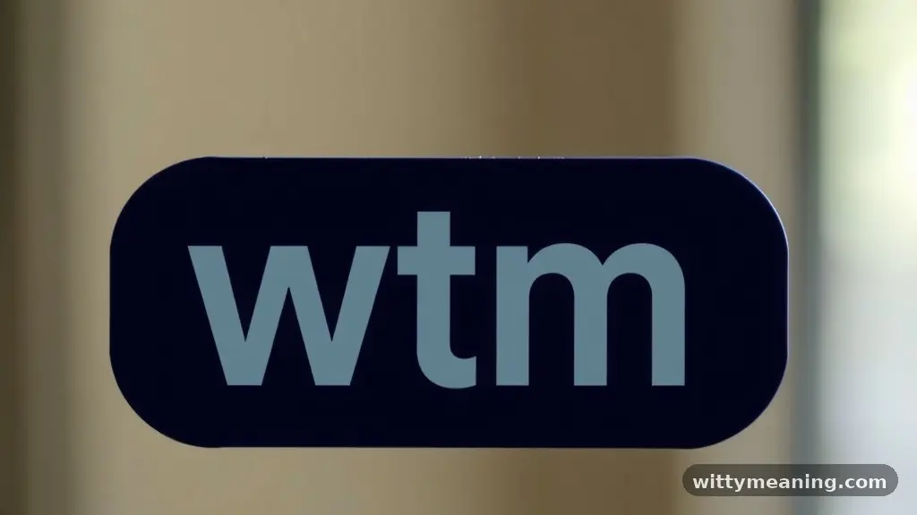 The Primary Meaning of WTM - what does wtm mean in texting