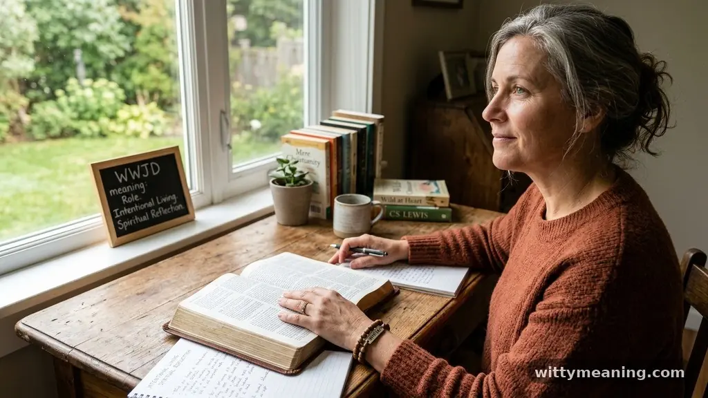 The Role of Intentional Living and Spiritual Reflection - wwjd meaning