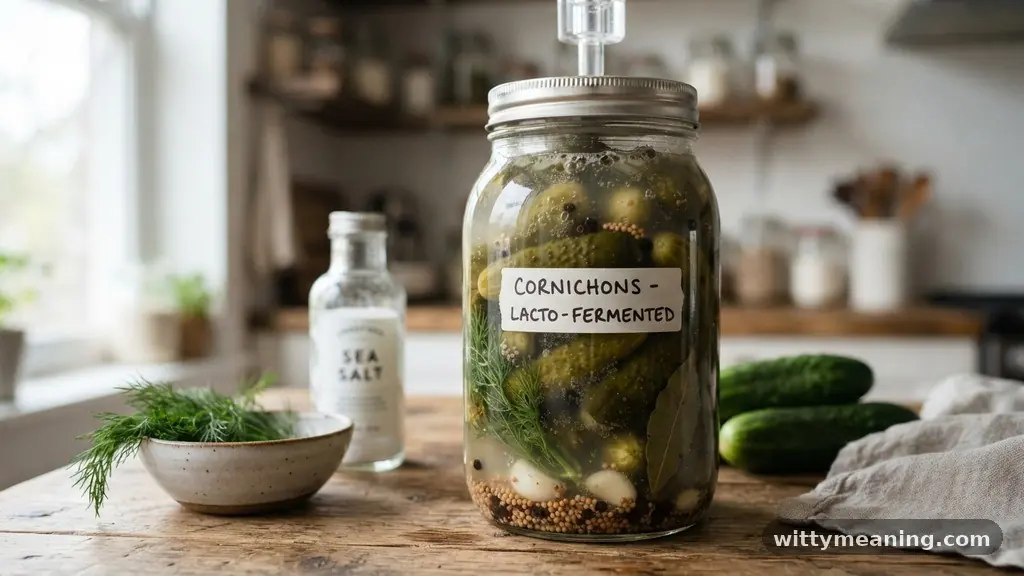 The Role of Lacto-Fermentation - cornichon meaning