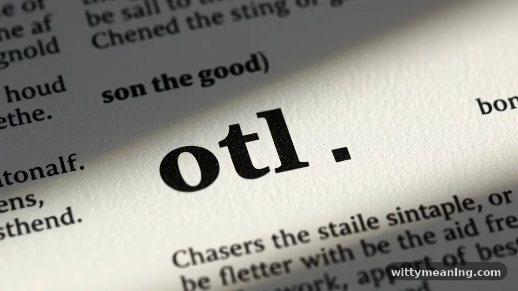 Topical Gaps in Existing Definitions - otl meaning