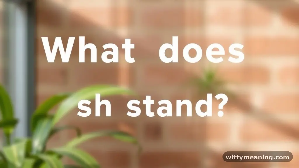 Understanding SH in Mental Health and Clinical Contexts - what does sh stand for