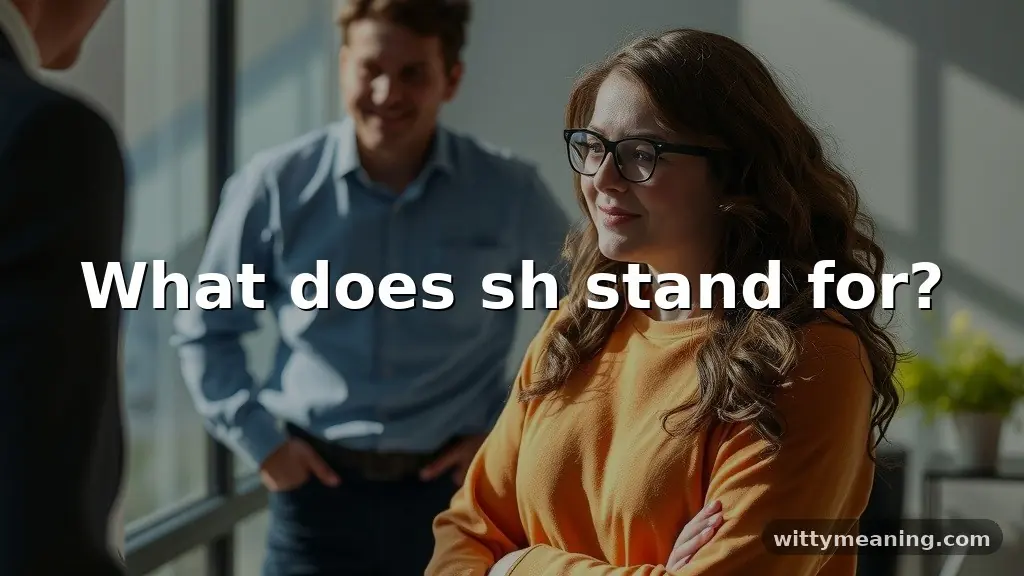 what does sh stand for