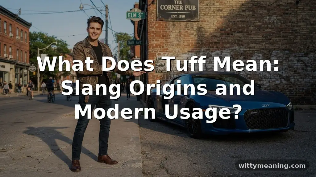 what does tuff mean