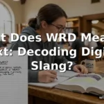 what does wrd mean in text