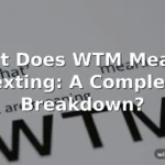 what does wtm mean in texting