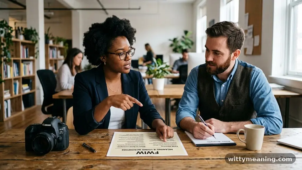 When to Avoid Using Acronyms - fwiw meaning