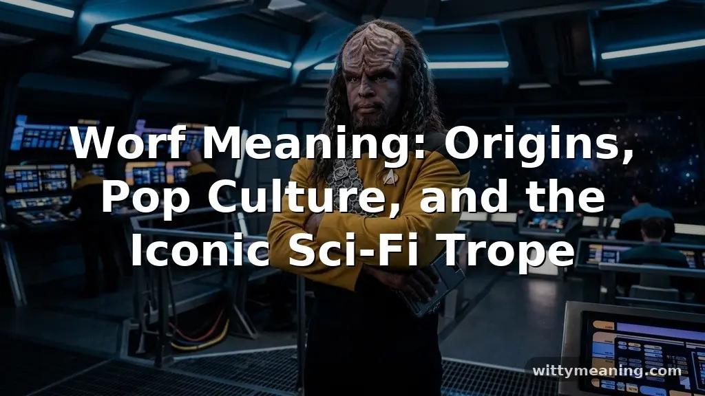 worf meaning