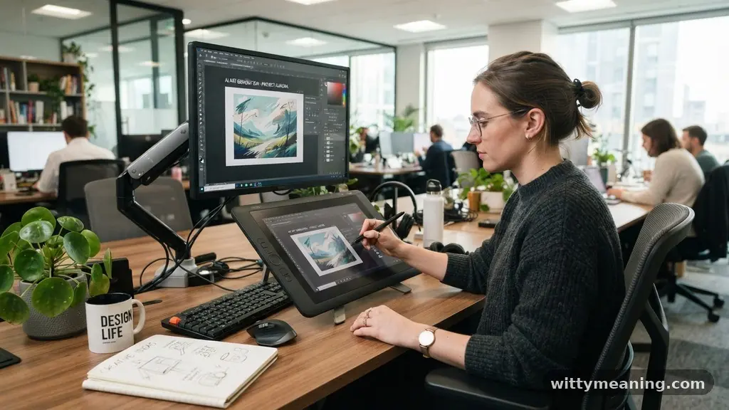 AI and Creative Software Contexts - artly meaning in text