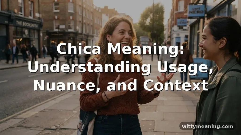 chica meaning
