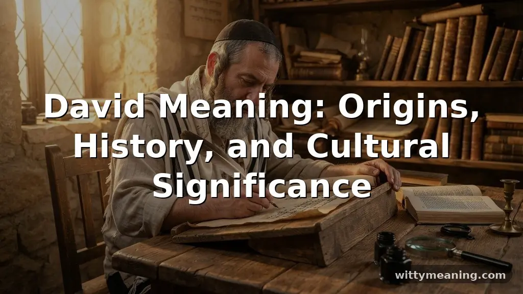 david meaning