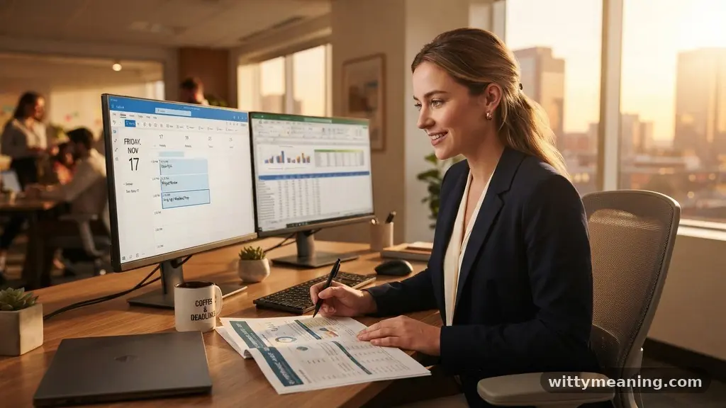 Defining the Common Business Usage - eow meaning in text
