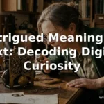 intrigued meaning in text