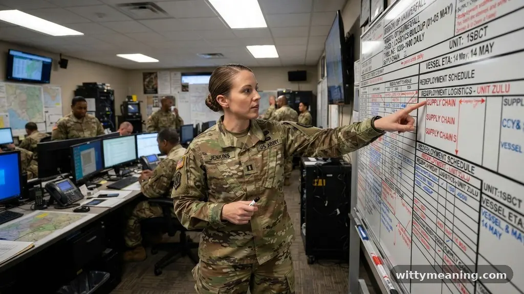 Military Terminology and Other Interpretations - eow meaning in text