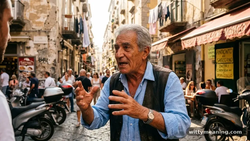 The Origins of the Term in Neapolitan Dialect - stugots meaning in text