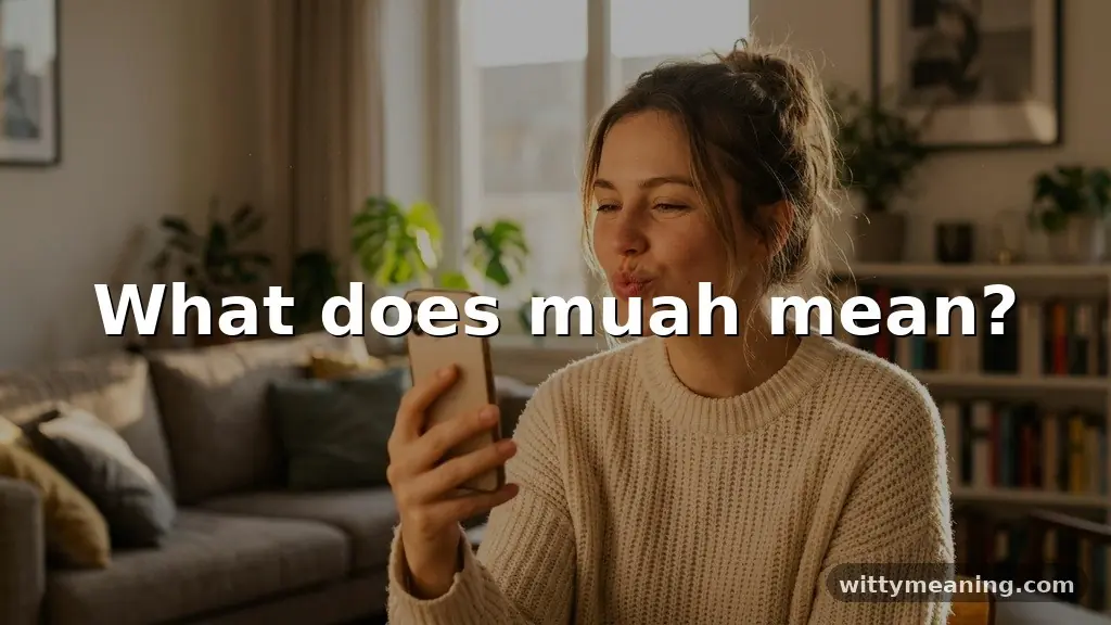 what does muah mean